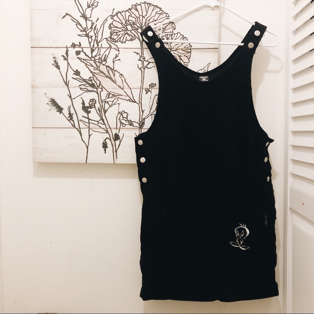 Vintage Tweety Bird overall dress